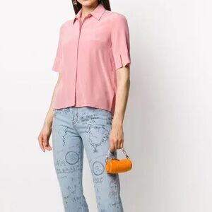 EQUIPMENT Quesnel Silk Shirt InnPink Size L